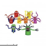 THE TERRIFYING FINGER MONSTER SET OF 5 ASSORTED FINGER PUPPETS by Accoutrements  B00GO8A6KG